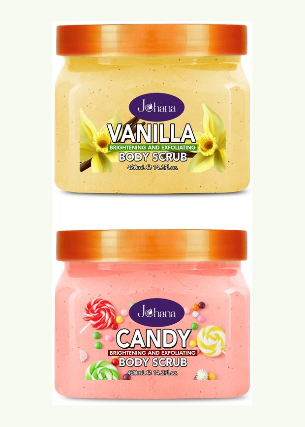 Face & Body Scrub packaging