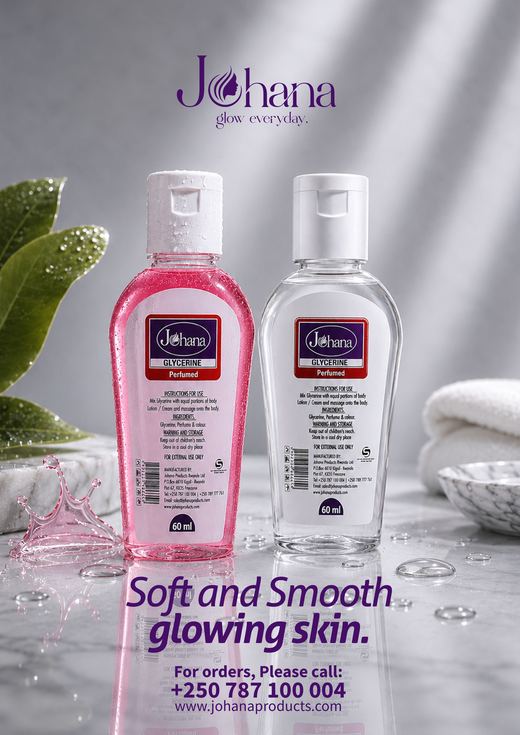 Perfumed Pure Glycerine — Soft and smooth glowing skin.